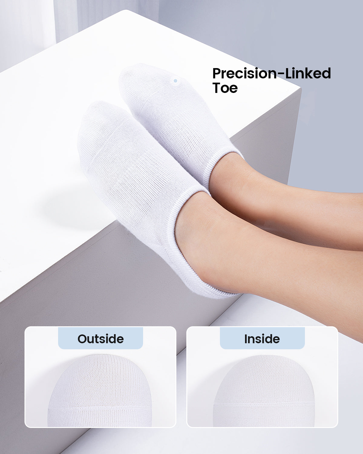 IDEGG No Show Socks Women & Men Low Cut Ankle Short Anti-slid Athletic Running Casual Invisible Liner Socks