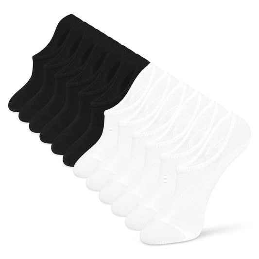 IDEGG No Show Socks Women & Men Low Cut Ankle Short Anti-slid Athletic Running Casual Invisible Liner Socks